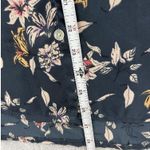 Cotton On Women's Button Down Blouse Black Floral Long Sleeve Medium Photo 6