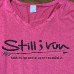 Pink Tech Running Shirt with 'Still I Run' Logo, XL Photo 2