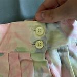 The Villager Petite Floral Pleated Midi Skirt Size 12 Vintage Pink Photo 2