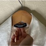 Dolce & Gabbana Dolce‎ & Gabbana White Button Up Blouse  With Beautiful Detail ( 42 ) Photo 2