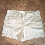 J Crew tan chino size 6 flat front classic shorts Tan Photo 1