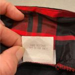 Heart soul vintage 90s red & black plaid circle skirt with tool ruffle underskirt Photo 5