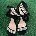 Juicy Couture Juicy by  Black Velcro Platform Block Heel Sandal Photo 0