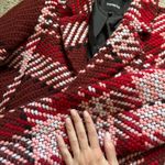 EXPRESS Car Coat Plaid Long S Photo 0