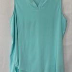 Susan Graver Woman’s  Size 16 Teal Tank Blouse. Photo 0