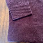 Vince  Women’s 100% Cashmere Crewneck Tunic Sweater Maroon Burgundy Wine Size XXS Photo 2