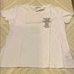 SUB_URBAN RIOT Suburban Riot White T-Shirt with a List of Wine, Size XS Photo 0
