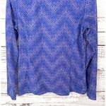 Columbia  Women's Geometric Long Sleeve Glacial Pullover Sweater Purple Sz Medium Photo 10