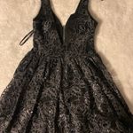 GB Black and Silver Homecoming Dress Photo 4