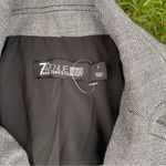 7th Ave NY sz 2 gray Blazer jacket career Photo 1
