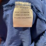 Princess Polly  Womens Sz 4 Small Dress Sting Mini Lined Blue Floral Zip Short Photo 5