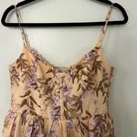 House of Harlow Linen Bustier Lace-up-back Tiered Maxi Dress Size Small NWOT Photo 5