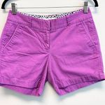 J.Crew  Purple Chino Shorts 0 Photo 0