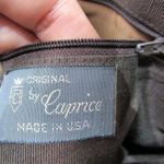 Vintage Original by Caprice Snake Print Patchwork Shoulder Bag USA Made Hippie Brown Photo 1