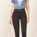 Reformation  High In Skinny Jeans In Black Photo 1