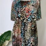 Urban Outfitters Modern Love  Multicolor Spaghetti Strap Overlay Dress S Photo 4