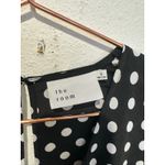 The Room Black White Polkadot V-Neckline Mini Loose Fit Romper Size Small Photo 4