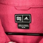 Adidas size medium climaproof warm pink full zip fleece jacket Photo 2