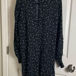 ZARA black and white star Contrasting Topstich Jumpsuit size X-Large Photo 8