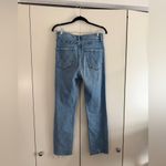 MOTHER high waisted rider ankle fray jeans Blue Size 27 Photo 4