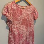 Honeysuckle Beach Pink Floral Midi Dress Photo 1