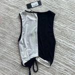 Motel Black And White  Crop Top Photo 3