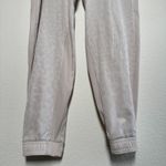 Athleta Brooklyn Textured Leopard Joggers Abalone Beige Cream Size 10 Photo 6