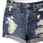 American Eagle  Women’s Mom Shorts Size 2 / Stretch, Distressed, Rolled Hem Photo 4