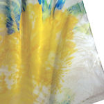 Chico's Chico’s‎ Paula Floral Poncho #570139445 Size Small/Medium Green Yellow Tropical Photo 4