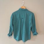 VINTAGE 90s SEGRETS SUN PRINTS Blue‎ 100% Cotton Button Down Casual Shirt Medium Blue Photo 1