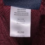 Reebok  maroon winter warm teddy fleece pullover sweatshirt Photo 7