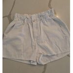 Kensie Jeans Vintage Luxe Size 8/29 White Highrise Paperbag Shorts Photo 0
