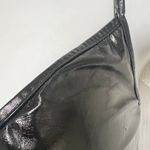 Pretty Little Thing Black Latex Look Cropped Bustier Top Photo 3