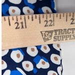 Chico's Size 2 12 14 Multicolor Abstract Animal Print Button Down Shirt Top Photo 7