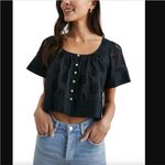 Rails  Bambina Eyelet Crop Top Photo 3