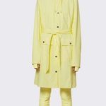 NWT! RAINS Curve W Raincoat in Straw XS Yellow Photo 1