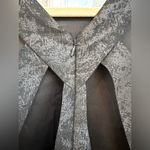 Keepsake The Label Women’s Jacquard Peplum Black & Silver Metallic Dress Size L Size L Photo 2