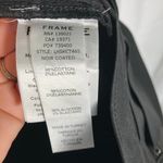 Frame  Le High Skinny Coated Black Jeans Size 28 Noir Coated High Rise Skinny Fit Photo 5