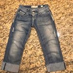 BKE  Denim Sabrina Capri Jeans Cuffed‎ Stretch Women’s Size 25 Photo 0