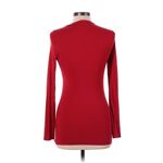 Banana Republic ✨ Red Long Sleeve Scoop Neck Rouched Collar Shirt✨ Photo 1