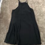 Brandy Melville black halter slip on a-line dress One Size Photo 1