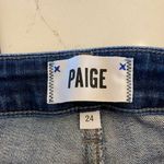 Paige  Colette‎ Crop Flare Jeans in Mai Tai size 24 Photo 6