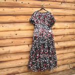 Mac Duggal  $798 EMBELLISHED BUTTERFLY TEA LENGTH A LINE DRESS 20323 Photo 6