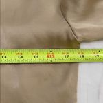 Antonio Melani  Gold Silk Button Up Tie Front Blouse Top Womens Size XS Photo 3