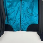 Reebok  Women's Teal Vintage Y2K Jacksonville‎ Jaguars Track Bomber Jacket Size M Photo 3