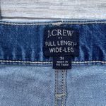 J.Crew Jeans Sz 31 Full Length Wide Leg Faded Med Wash High Rise Casual Skater Photo 4