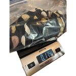 Y2K Soft Lined Mesh Paint Look Design Empire Tie Waist Lettuce Hem Dress 16 Black Photo 13