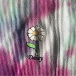 Forever 21 Size Medium Tie Dye Flower Printed Cropped Tank Top Photo 3