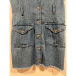 Faded Glory Vintage 90s Y2K  Denim Button Down Dress size 12 Photo 2