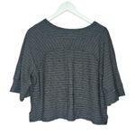 Free People FP Movement Black Striped Cropped V Photo 2